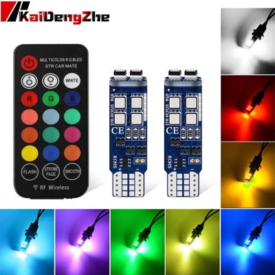 China T10 W5W Wireless Remote Car LED Strobe Lights T10 Cambus Car Clearance Light 65Z III for sale