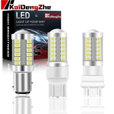 China Universal Kit 33SMD Car Led Reversing Light 7443 1156 1157 T20 Car Bulb 12V LED Brake Lights for sale