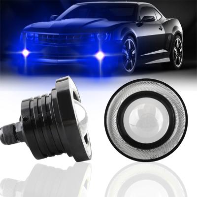 China Universal Aluminum Alloy Auto Car 6000K Angel Eyes Led Fog Light 2.5 Inch Fog Lights High Power 12V for sale