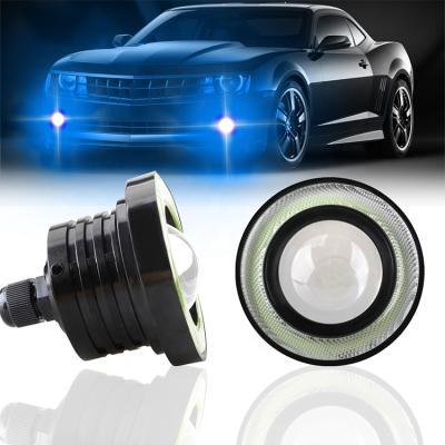 China Aluminum Alloy 89mm COB 12V Single Color Auto Led Halo Light Rings Angel Eye Fog Lamp for sale