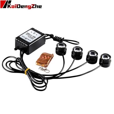 China Universal Wireless Remote Eagle Eye Led Lights Kit Car DRL LED Strobe Light For Motorcycles Car for sale