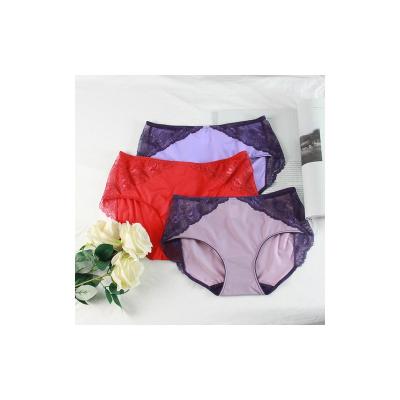 China High Quality Fashion Women'S Comfortable Breathable Panties Red Purple Lace Hippie for sale