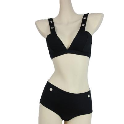 China Wholesale QUICK DRY Women's Swimwear With Eyelet Shoulder Bra Soft Swimwear for sale