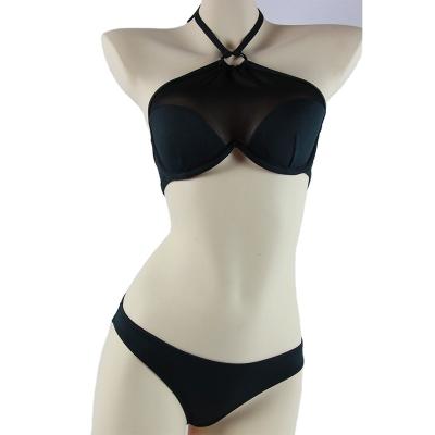 China Removable Padded Custom Swimwear Lift Up Hot Sexy Girls Bikini Two Piece Swimwear for sale