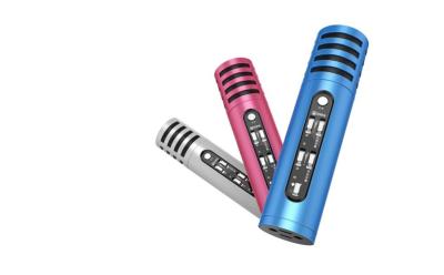 China Karaoke external phone microphone , Smartphone Recording Microphone for sale