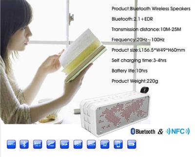 China Cellphone / MP3 / MP4 portable wireless bluetooth speaker , Home Music Bluetooth Speakers for sale