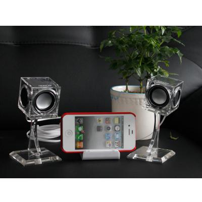 China NFC mobile phone Wireless Bluetooth Mini Speaker , Crystal Bluetooth speaker for sale