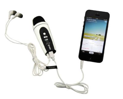 China Highly sensitive iOS / Android Smartphone Recording Microphone for Karaoke APP for sale