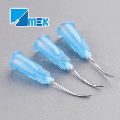 China Sus304 curved irrigation needle for sale