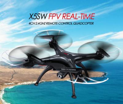 China X5SW WIFI FPV Real-Time RC Drone 2.4G 4CH Headless RC Quadcopter Camcorder W/ HD Camera for sale