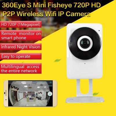 China EC1 360Eye S 185degree Panorama Camera iOS/Android APP Night Vision 720P CCTV IP P2P WiFi Wireless Surveillance Security for sale