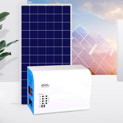 China AMPSOL 432W Home Home Off Grid Complete Solar Panels Power Lighting System for sale