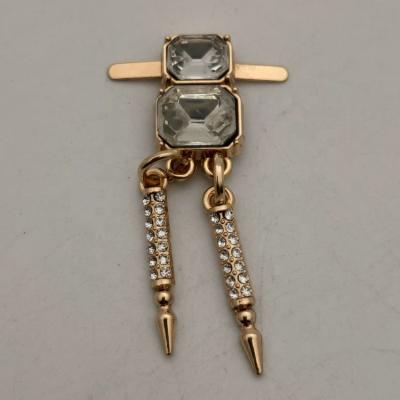 China Zinc Ally Shiny Rhinestone Single Star Pendant Tied In Shoes Buckle for sale