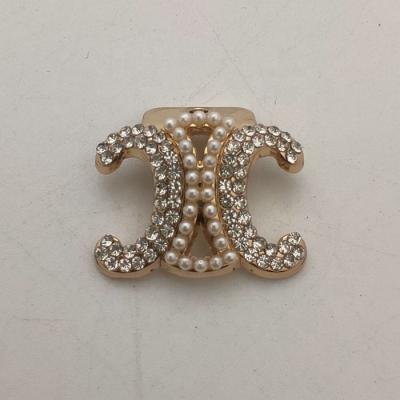 China Shoe Buckle Bead Buckle With Thinestone Fashion High Quality Shoe Ornament for sale