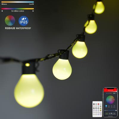 China Tooth Stander 5.0/4.2 Outdoor Blue LED Christmas Decoration Lights Shatterproof 25Ft IP65 Globe Patio String Lights 25 LED Edison Vintage Bulbs Warm White for sale