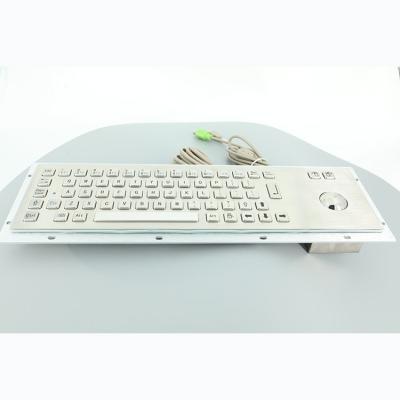 China All Kinds Of KIOSK Industrial Machinery Stainless Steel Kiosk Trackball Metal Waterproof Keyboard for sale