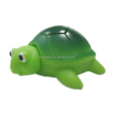 China Funny Rubber Bath Toy Turtle Floating On Water Sound-off Head Bath Toy for sale