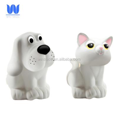 China Traditional PVC Cat/Dog Night Light Desk Table Lamp Children Kids Bedroom Decor Light for sale