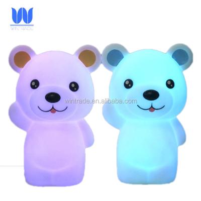 China Modern Bedroom Decoration Party Spotlight Lamp Cute LED Night Light Bear Lamp for sale