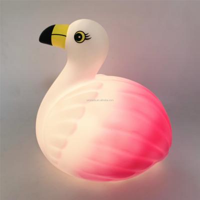 China Kids Night Light Flamingos Night Light Led Light With Sensor Switch Rechargeable Touch Decorative In Bedroom For Kids for sale