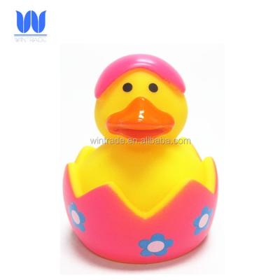 China Bath Toy Factory Manufacture Bulk Rubber Duck Custom Design Egg PVC Duck for sale