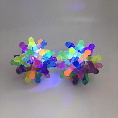 China Soft Toy LED Ball Effort Flashing Transparent Ball With Light for sale