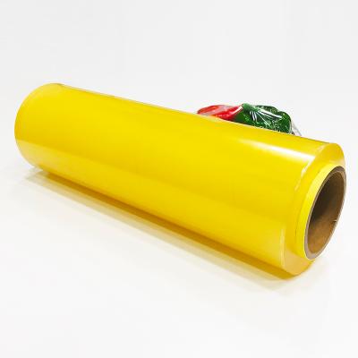 China 10mic*50cm Moisture Proof PVC Cling Film Elephant Roll 6kg/roll Household Stretch Film For Food Wrapping for sale