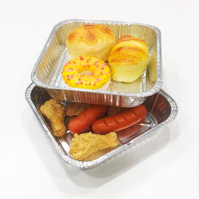 China Hot Sale Take Away Disposable Aluminum Food Container Caterer For Fast Food for sale