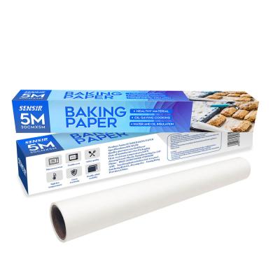 China Greaseproof White Color Permanent Baking Baking Paper Supplier for sale