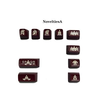 China Custom Made ABS Keycaps Double Shot SA Double Shot ABS Keycap For Hotswap 65% 68 Keys Mechanical Keyboard Keycaps for sale