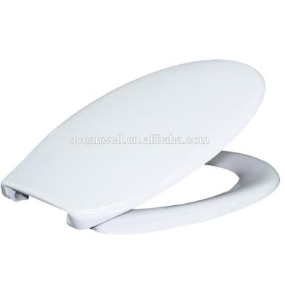 China Economical Slow-end Toilet Seats Design WC Toilet Seat Cover With Soft Close Stainless Steel Hinge Set for sale