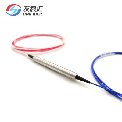 China 1550nm Insensitive Fiber 250um/900um/2.0/3.0mm Left Polarization 3 Left Polarization Optical Circulator for sale