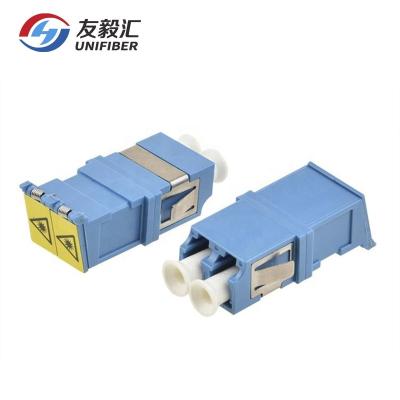 China FTTX Single Mode Duplex Shutter LC SC Fiber Optic Coupler Adapter for sale