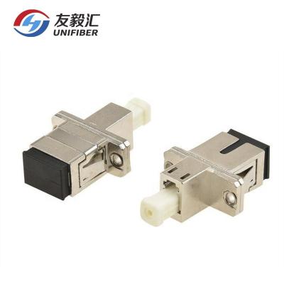 China Simplex FTTX Single Mode LC Female To Female SC Fiber Optic Hybrid Adapters for sale