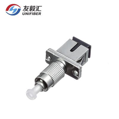 China FTTx FC Male to SC Female Fiber Optic Hybrid Adapter , Single Mode FC Simplex to SC Fiber Adapter for sale