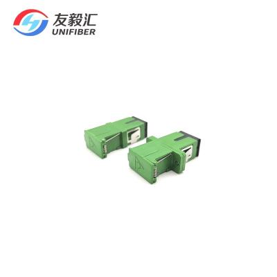 China FTTx SC/APC Auto Shutter Fiber Optic Adapter With Clamp for sale