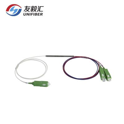 China CATV/FTTH 980/1550nm 1480/1550nm 1310/1550nm EDFA WDM Optical Couplers for sale