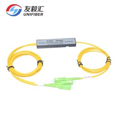 China CATV/FTTH 3 FWDM 1310/1490/1550nm ABS Port Box for sale