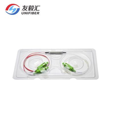 China CATV/FTTH CATV 1x2 WDM T1550 R1310/1490nm Filter WDM FWDM Device for sale