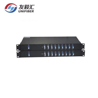 China WDM Network 4CH 8CH 16CH 18ch Support Mounted Raw Wavelength Division Multiplexer CWDM MUX/DEMUX Module for sale