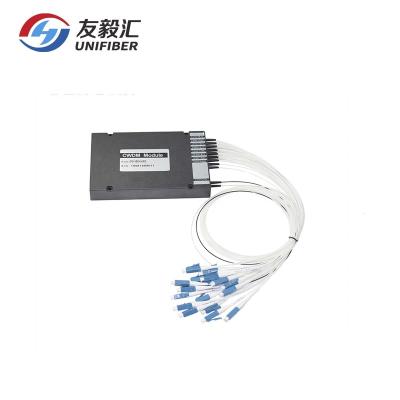 China WDM Network 16 Channel CWDM Mux Demux Module, 1270~1410nm Wavelength Division Multiplexer 16CH ABS Coarse Module, 0.9mm, LC/UPC for sale