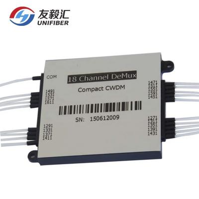 China FTTX High Reliability Compact CWDM Mux/Demux 4 6/8/18 Channel Coarse CCWDM Compact Wavelength Division Multiplexing Module for sale