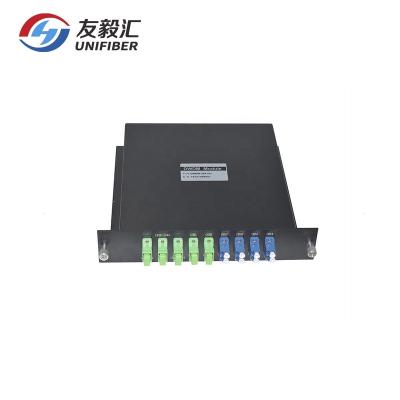 China WDM Network 100GHz/200GHz LGX DWDM Cassette 4/8 Channel for sale