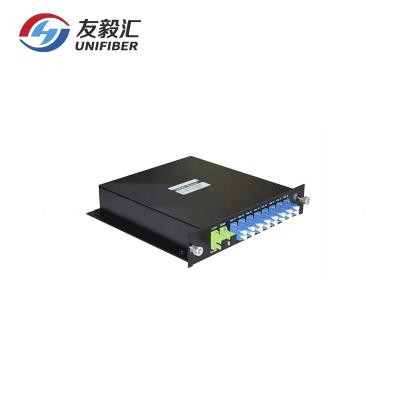 China WDM Network 4/8/16 Channel LGX DWDM Cassette Module , 5G Telecom DWDM Mux Demux Equipment for sale