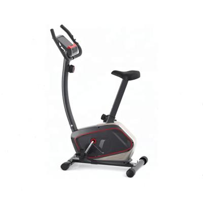 China New Design 2019 New Style Factory Directly Use Iron + Magnetic Upright Bike High Quality Plastic Fitness Home Exercise for sale