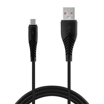 China MP3/MP4 Player RPET Braided Usb Flat Cable Cable Nylon Mobile Phone Charging Line for sale