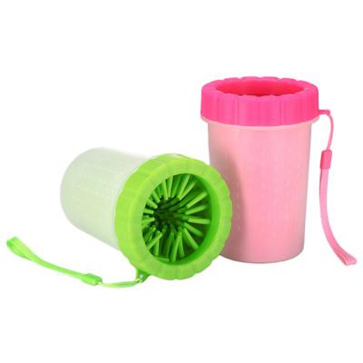 China Viable Dog Feet Puppy Wash Cup Washing Paw Cleaning Foot Washer Pet Foot Cup for sale