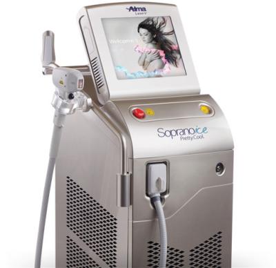 China Hair removal newcomers! Alma Soprano 755 808 1064 Alma Laser Soprano Platinum Price 2021 ICE Platinum Diode Laser Triple Wavelength for sale