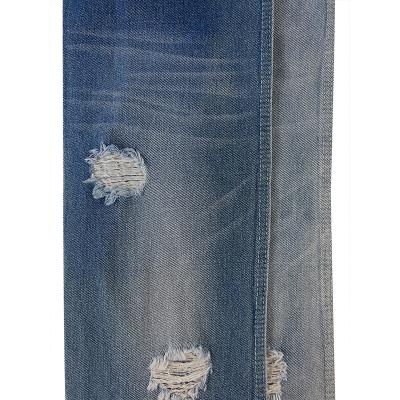 China Wholesale Cheap Price Fashion Breathable 9.8oz TC 180cm Width Denim Stiff Fabric Classic Jeans for sale