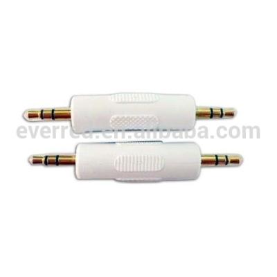 China Audio Stereo 3.5mm Male to Male Coupler Adapter (PIERC447-001) for sale